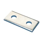 nVent CADDY - Tohulls flatt vinkelbrakett, Stål, HD, 83 mm, M10 Skrue