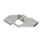 nVent CADDY - T-profilklips med 90° vanlig hull, CADDY ARMOUR, Grå, 5,8 mm Hull, 1,5 mm Max Flens, 24 mm T-profil