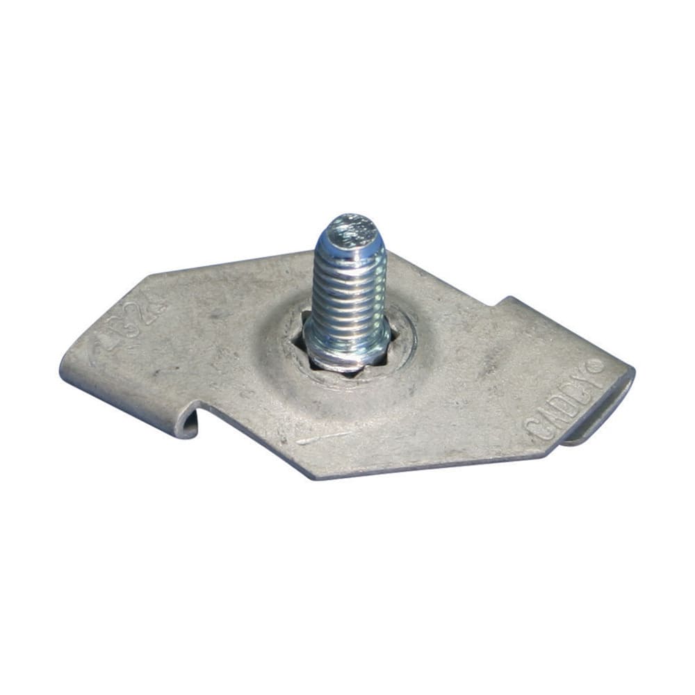 nVent CADDY - 4G24 T-profilklips med gjenget bolt, CADDY ARMOUR, Grå, 25 mm Skrue, 1,5 mm Flens, 24 mm T-profil