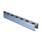 nVent CADDY - Profil av type A, slisset, Stål, PG, 3 000 mm x 41 mm x 41 mm x 2,5 mm
