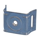 nVent CADDY - Skiltfestebrakett til flat overflate, ett hull, M8 Hull, Gjenget