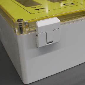 Rose-Elektrotechnik GMBH - Utvendig hengsel Polycarbonat / ABS Sett à 2stk