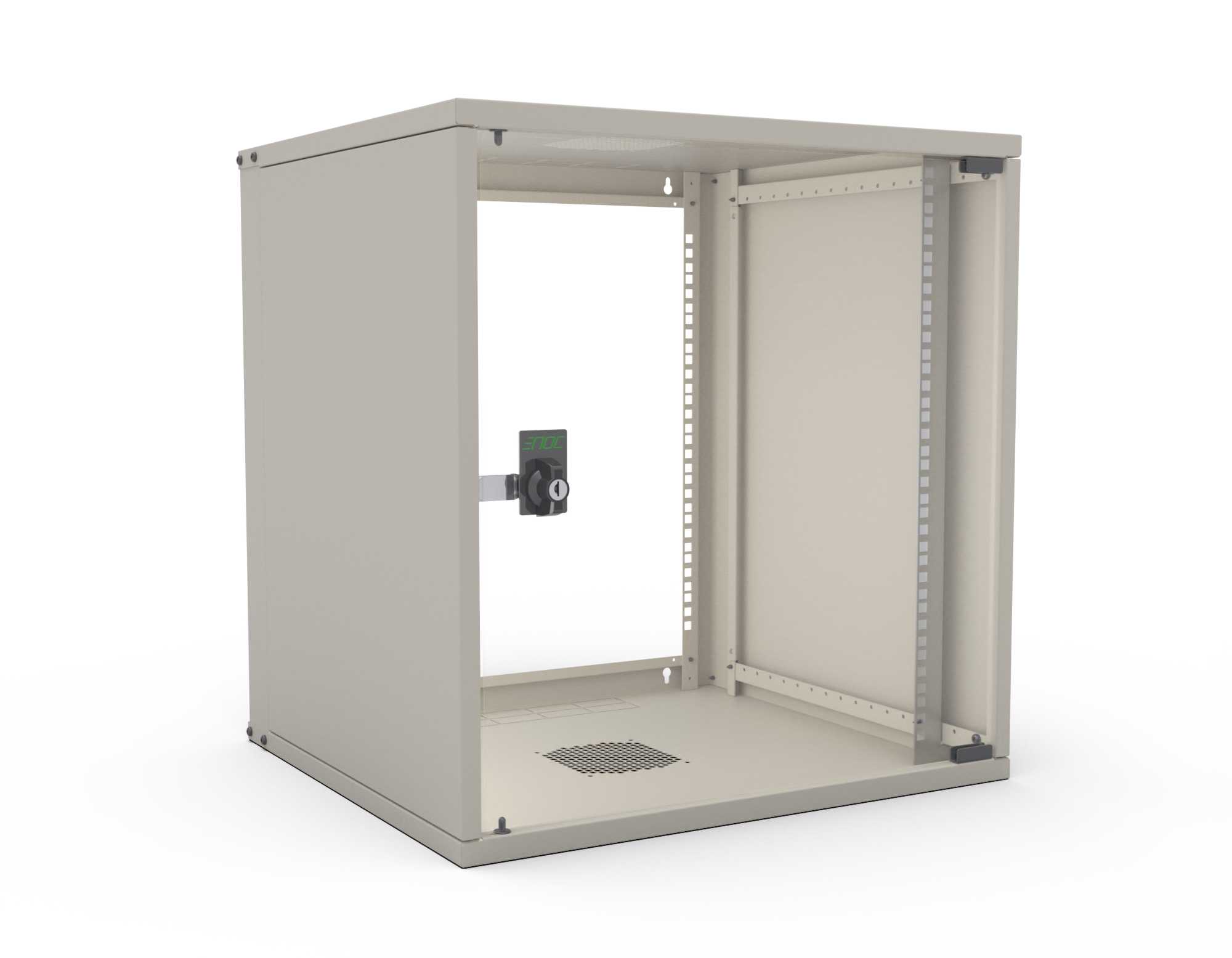 Enoc System - VEGGRACK 19" W3 12-5  BEIGE  550x500x581mm 12U