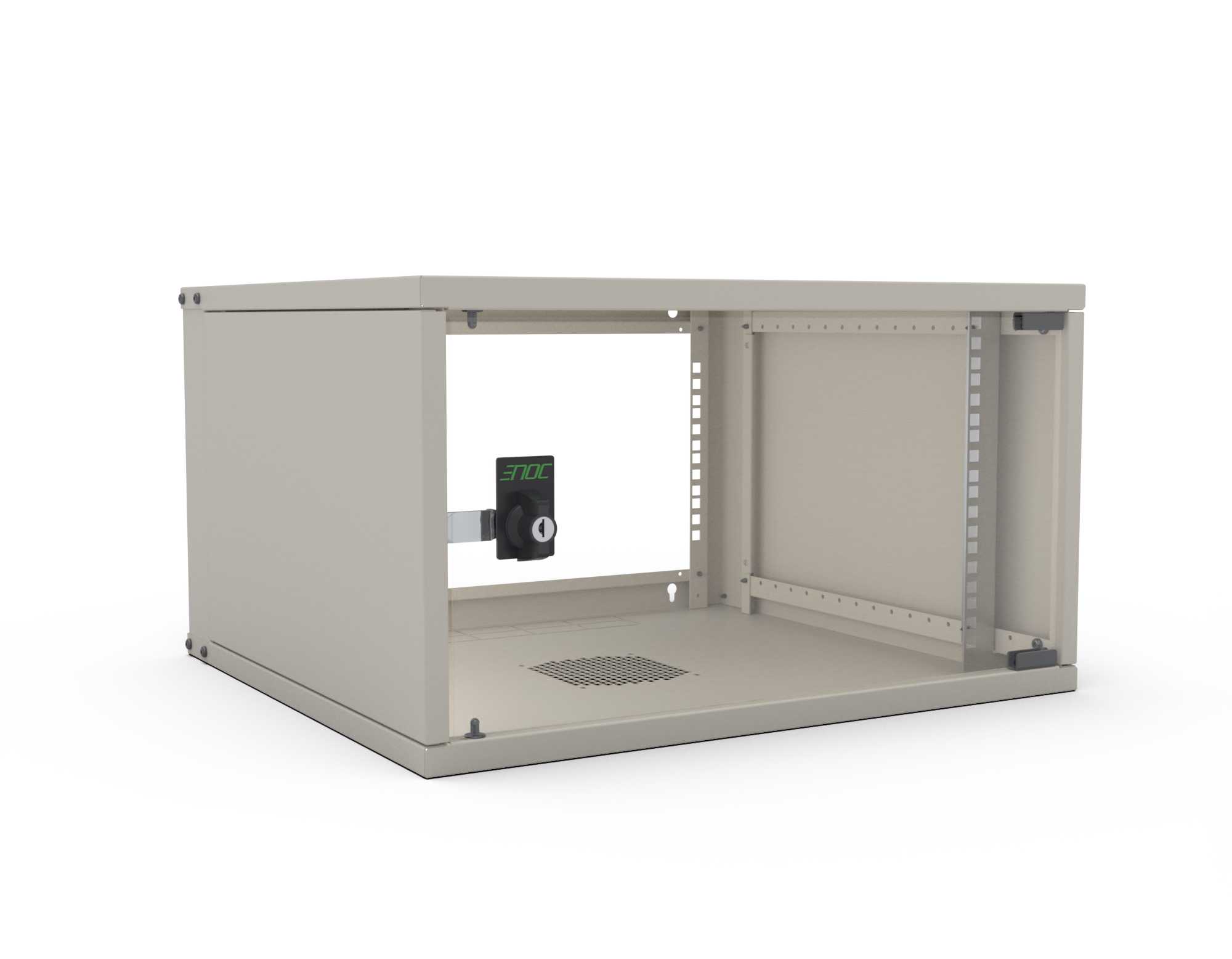 Enoc System - VEGGRACK 19" W3 6-5  BEIGE 550x500x314mm 6U