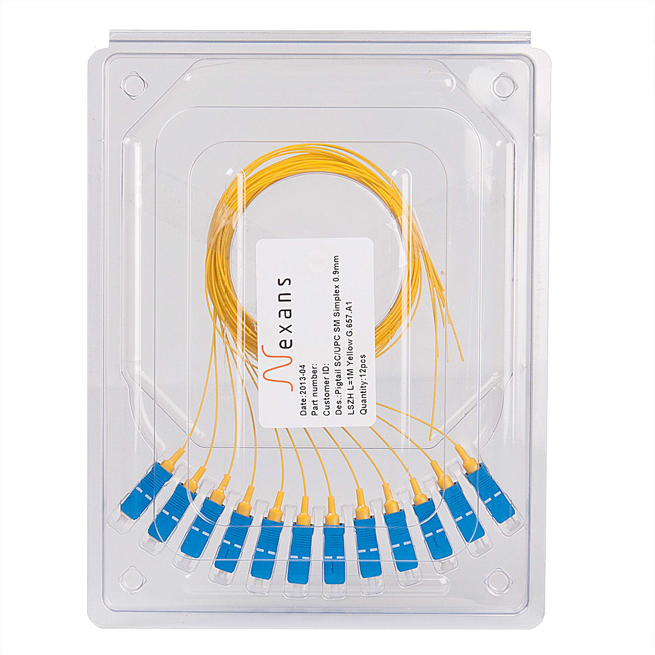 Nexans - Fiberhale SM G657A1 SC/UPC 1,5m Gul
