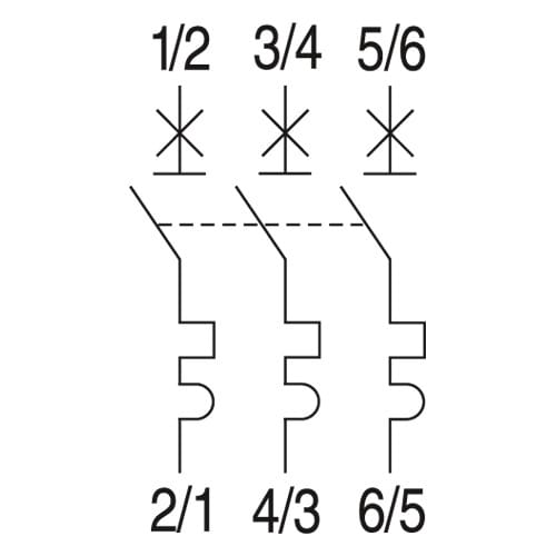 GE - Automatsikring/Effektbryter 20kA 3P B 40A