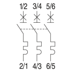 GE - Automatsikring/Effektbryter 20kA 3P B 40A