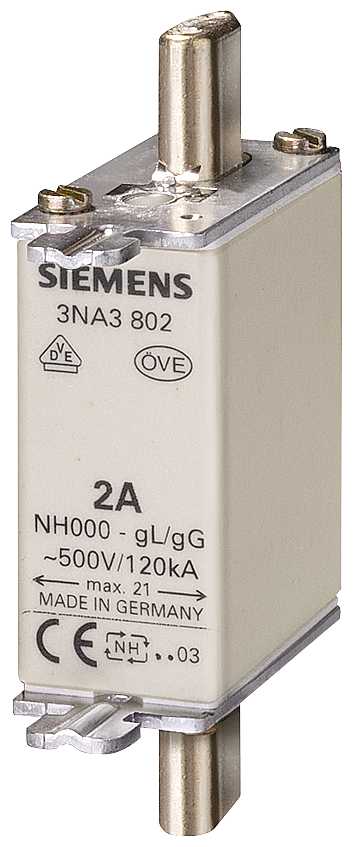 Siemens - NH-SIKRING 160A 000 GG 400V
