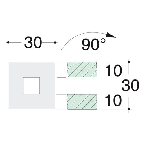 GE - Mellombarre BBB 3030