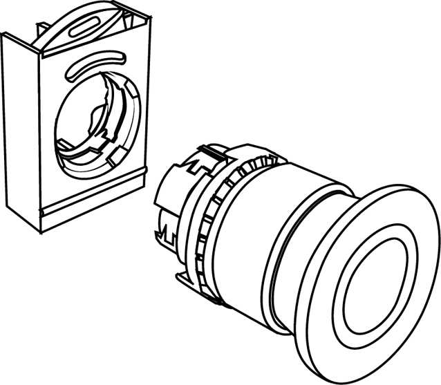 EFA Elektro - HATTSOPP M/LYS Ø40MM GUL IMPU