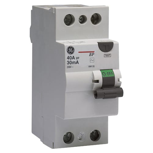 GE - Jordfeilbryter 63A/300mA TypeA 2P