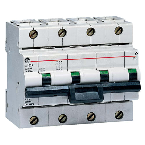 GE - Automatsikring/Effektbryter 10kA 4P C100A