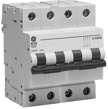 GE - Automatsikring 3 pol + N B 16A