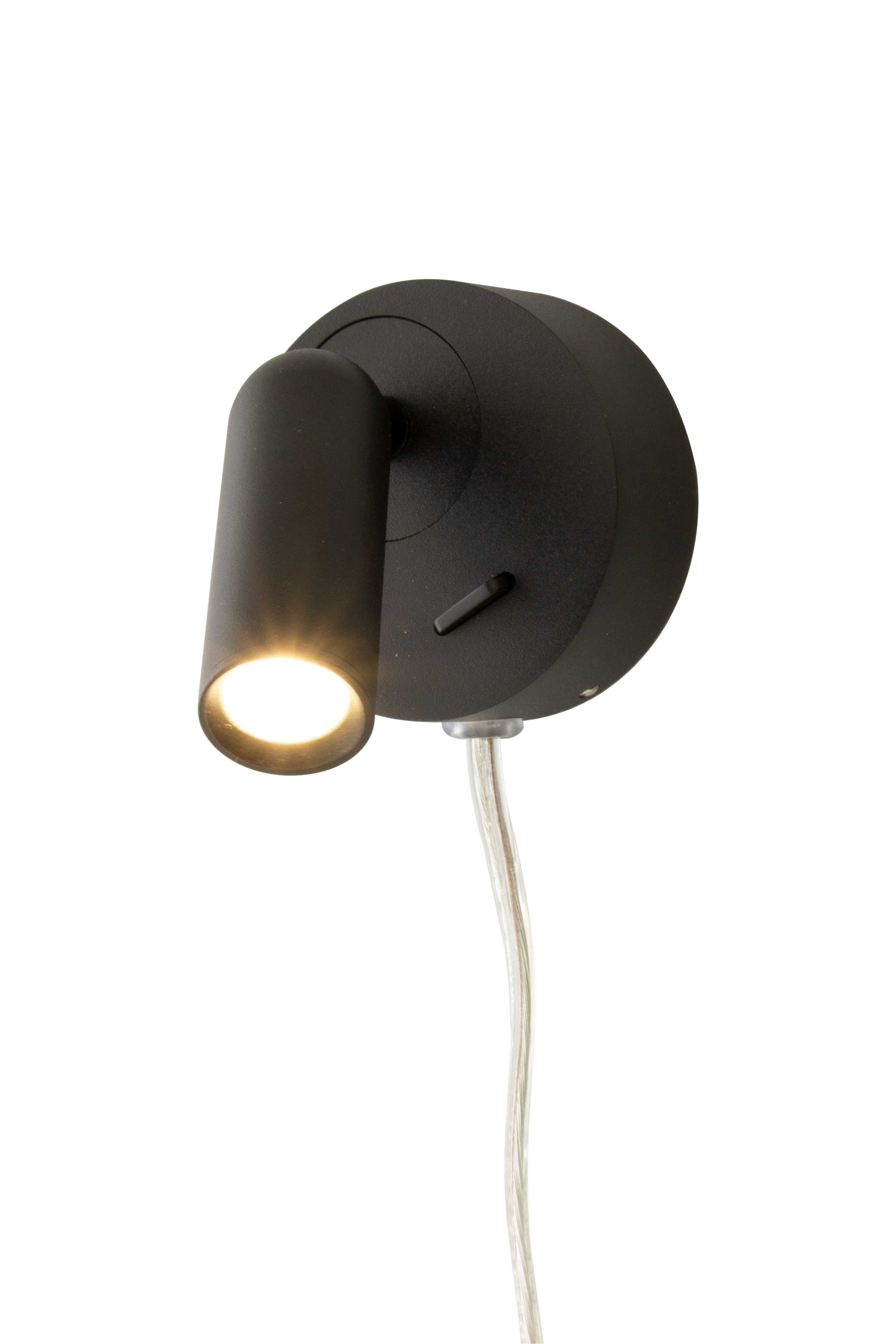 Aneta Lighting - FENJA VEGGLAMPE SVART