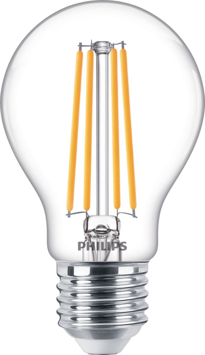 Signify - LED NORMAL 7.2W A60 E27 827 CL FILAMENT 60W Ikke Dim