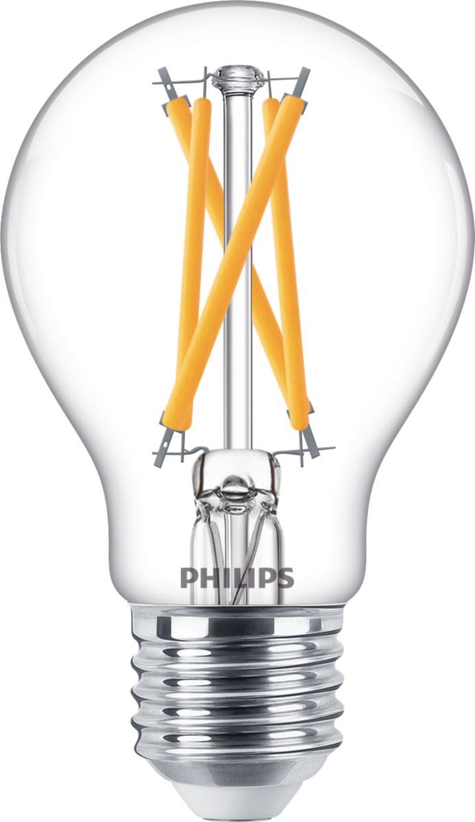 Signify - LED NORMAL DT 7W E27 A60 CL FILAMENT 60W WARMDIM