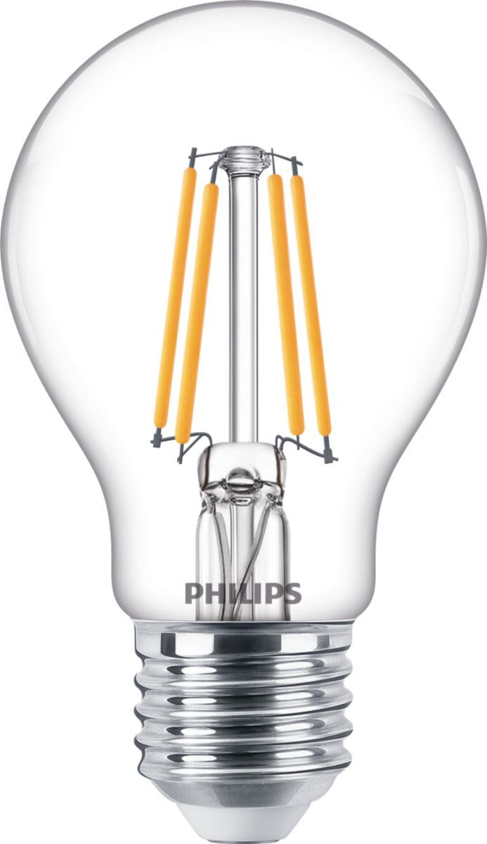 Signify - LED NORMAL D 4.5W A60 E27 827 FILAMENT 40W Dimbar