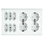 SG Armaturen - STIKK PV 4+6 EURO M/J SORT