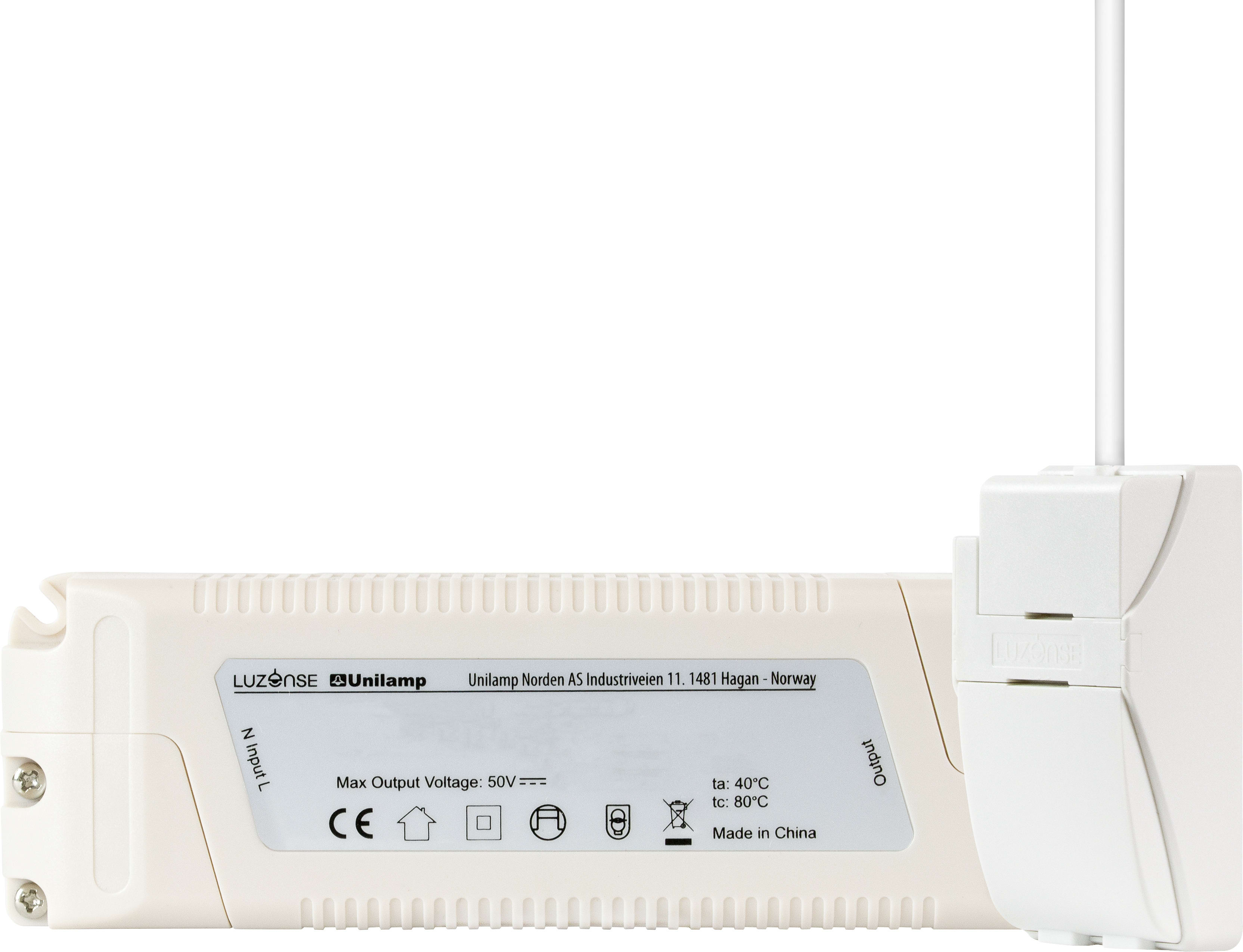 Unilamp - LED Driver 40W 950mA 3p LCT Flimmerfri driver med Linect