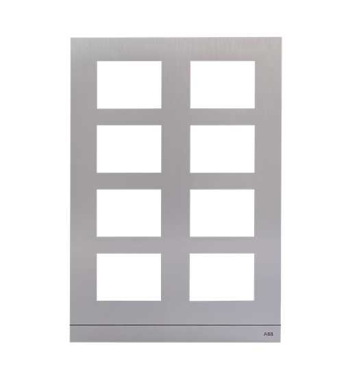 ABB Electrification - WM Cover frame, 8 modules,siz