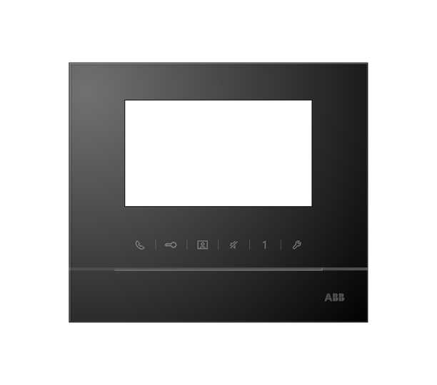 ABB Electrification - 52311FC-B-02, front til 4,3" skjerm, sort, WM