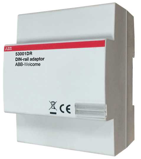 ABB Electrification - 53001DR-02, for montering videofordeler på DIN, WM