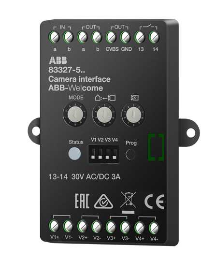 ABB Electrification - 83327-500-02, kamera interface, 4 veis, WM