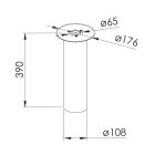 Norlys - ADAPTER 6133 FOR EGERSUND PARK 6105