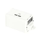 Schneider Electric - Modulær uttaksenhet USB A+A - Hvitt