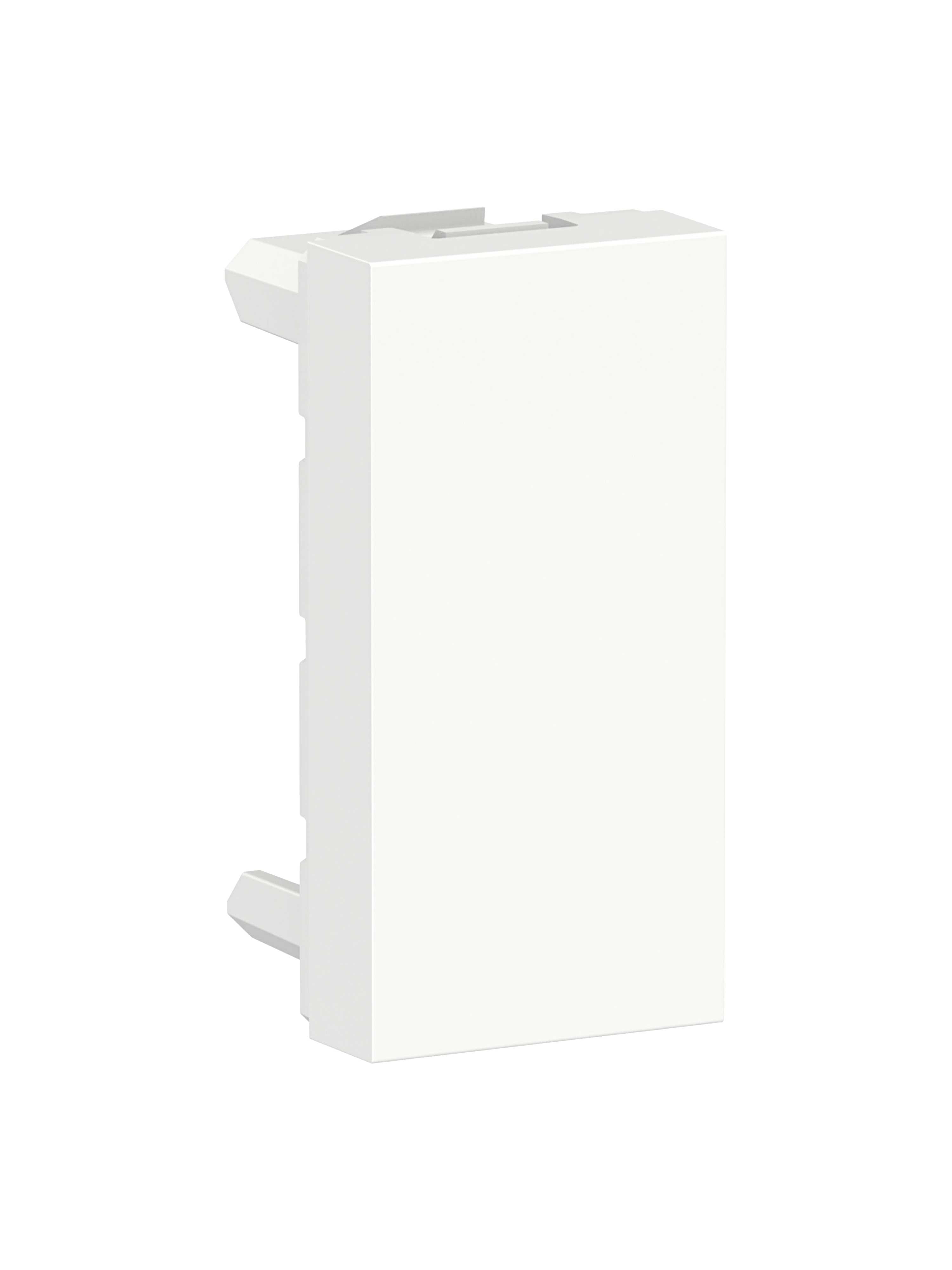 Schneider Electric - Deksel - 1 modul - Hvit