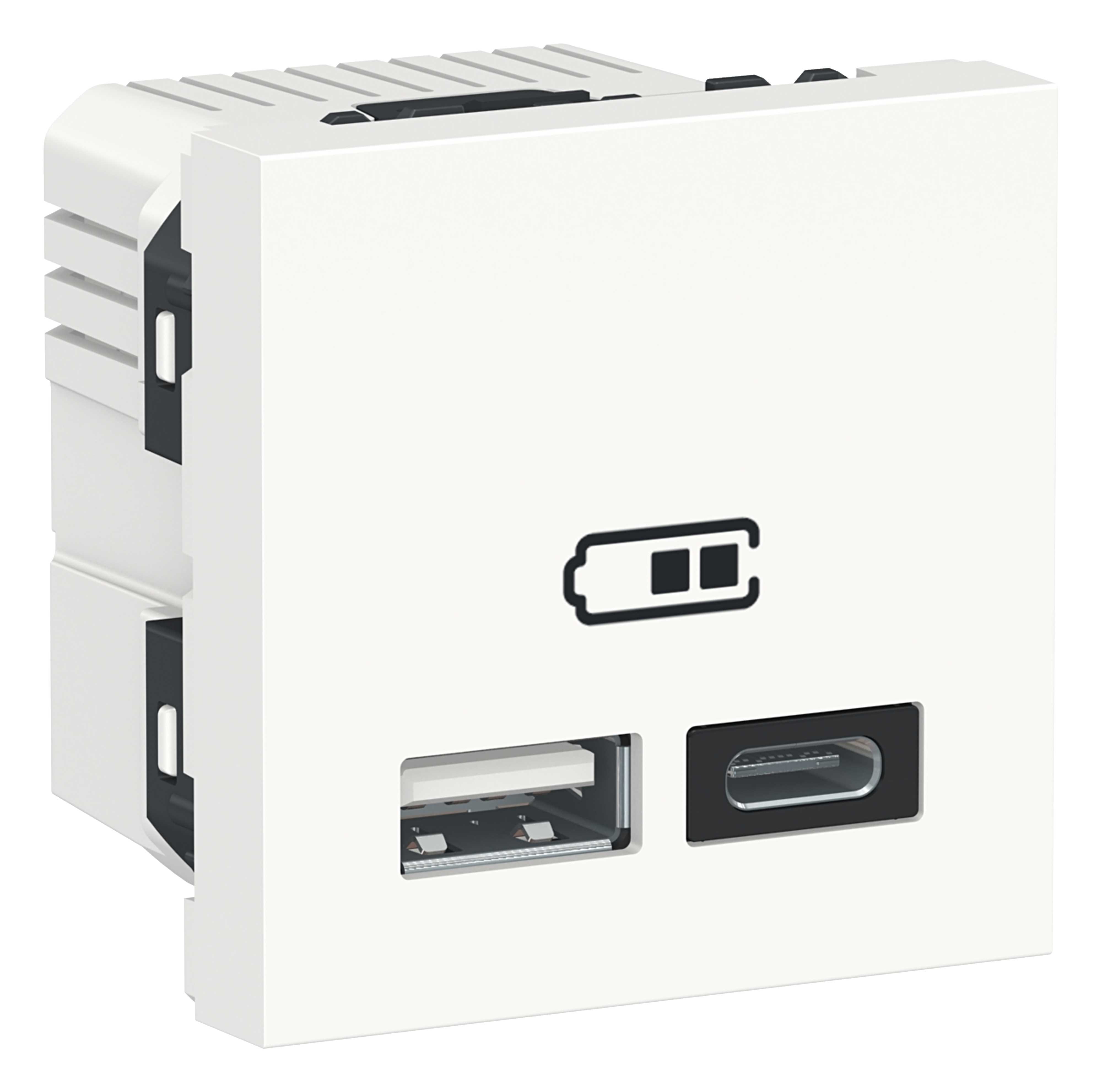 Schneider Electric - USB lader 2 x Type A + C - Hv