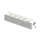 Schneider Electric - Modulær enhet - 4 x stikkontakt uttak + USB Type A og C - Hvit/Grå