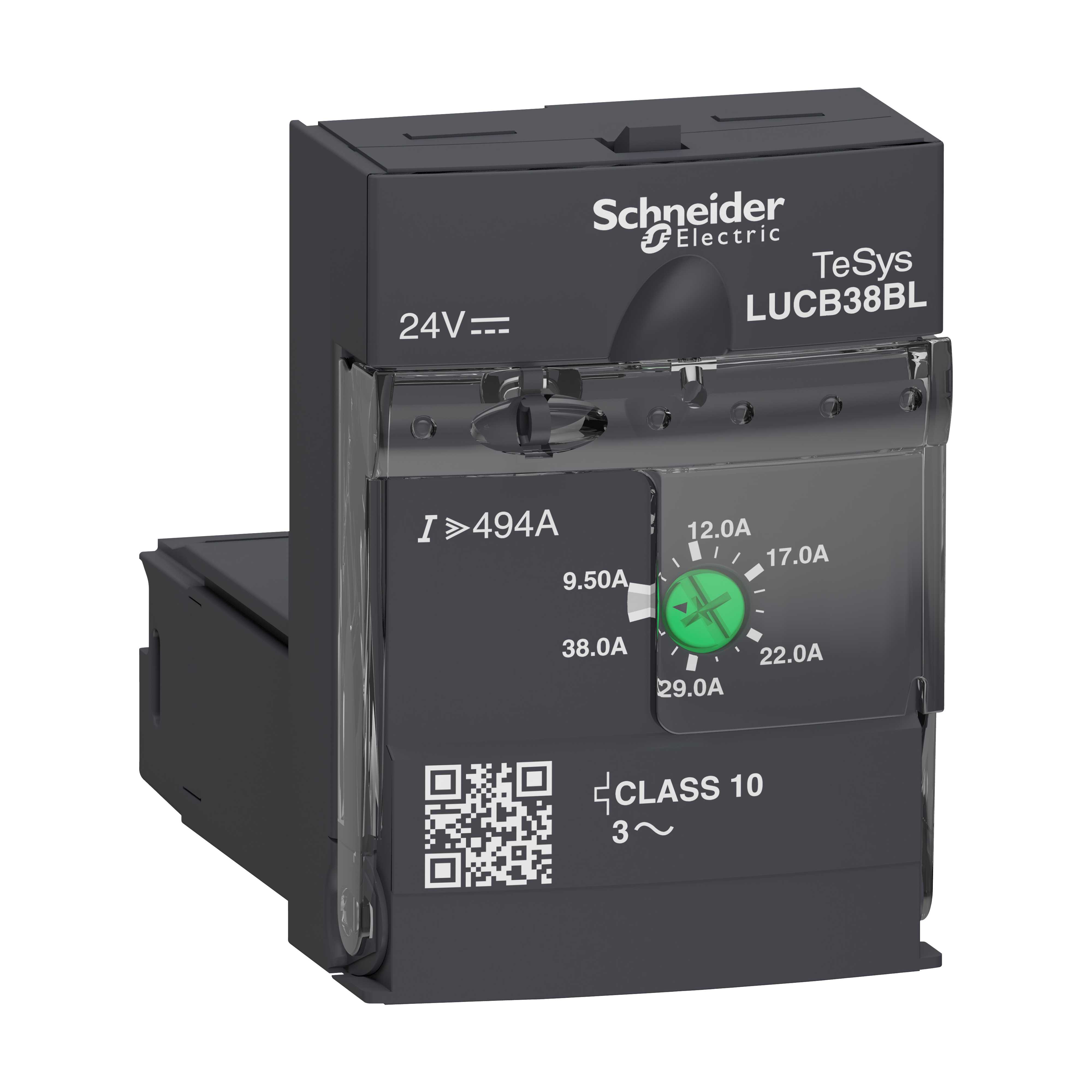 Schneider Electric - Vern U avansert kontrollenhet 9,5,-38A 24VDC