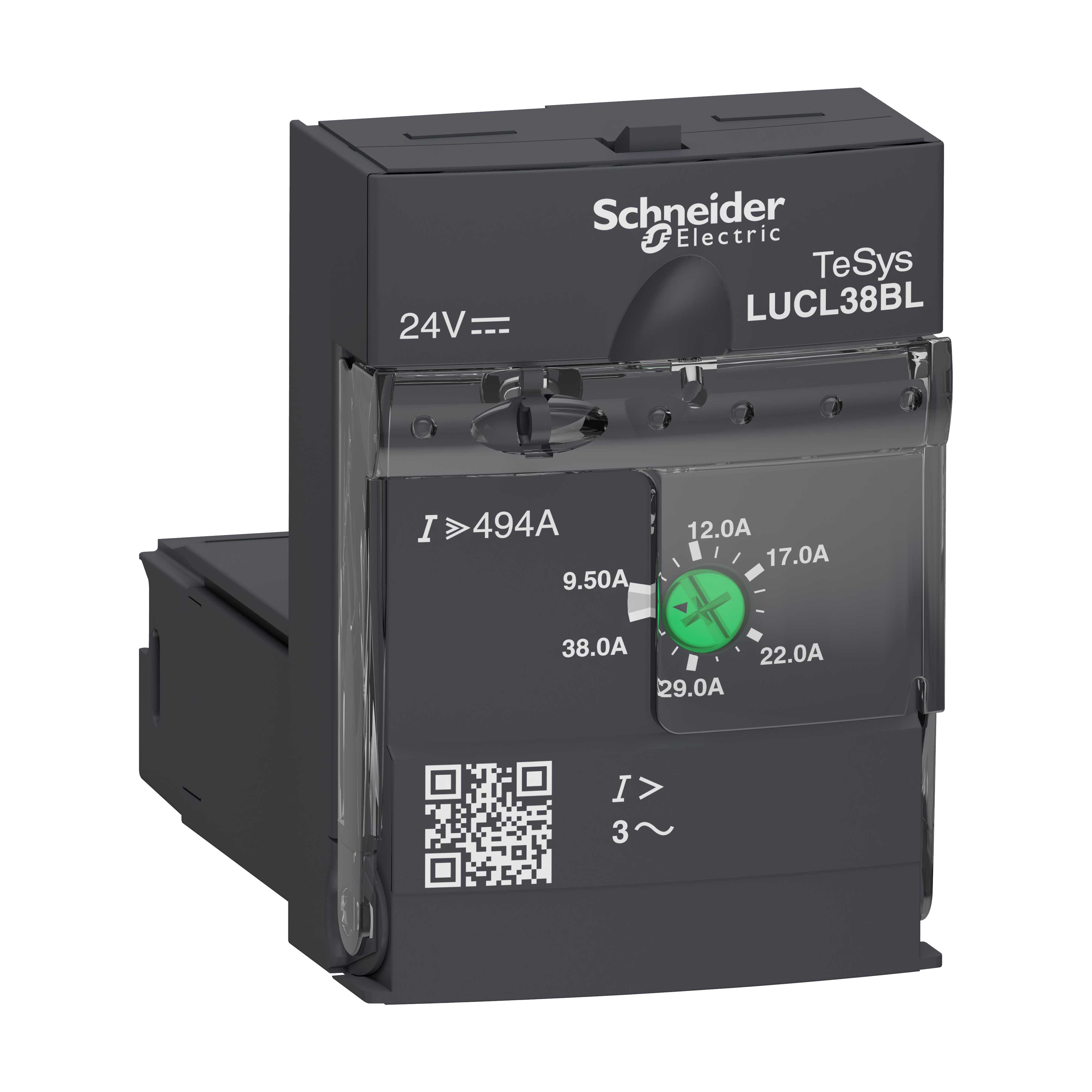 Schneider Electric - Vern U kortsluttnig 9,5-38A 24VDC