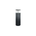 Esylux - BOLLARD ALVA 360° 540 / 170 16 W 4000 K ANTHRACITE CLEAR ON/OFF