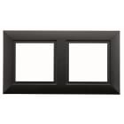 SG Armaturen - SOFT SQUARE RAMME 2x SORT