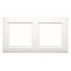 SG Armaturen - SOFT SQUARE RAMME 2x HVIT
