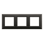 SG Armaturen - SOFT SQUARE RAMME 3 x SORT