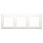 SG Armaturen - SOFT SQUARE RAMME 3 x HVIT
