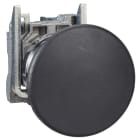 Schneider Electric - Sopptrykknapp komplet med Ø40 mm sopphode i sort farge med fjærretur 1xNO
