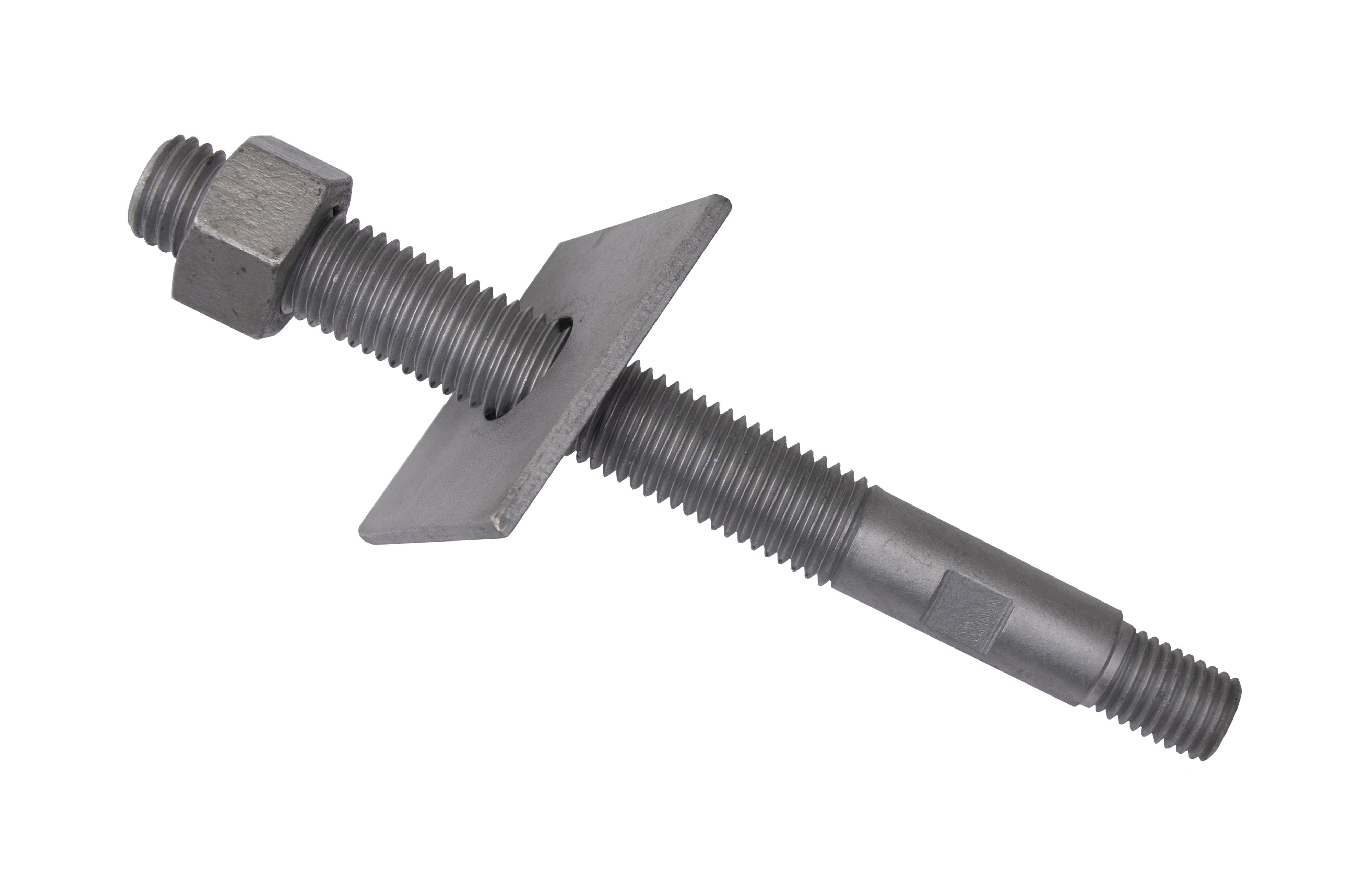 Melbye - Isolatorbolt 3/4 UNC. Inkl. skive og mutter