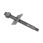 Melbye - Isolatorbolt 3/4 UNC. Inkl. skive og mutter