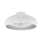 Elektro-Armatur - MOGANO TAK HVIT/SØLV 60W E27 Ø40CM TAKLAMPE 94548