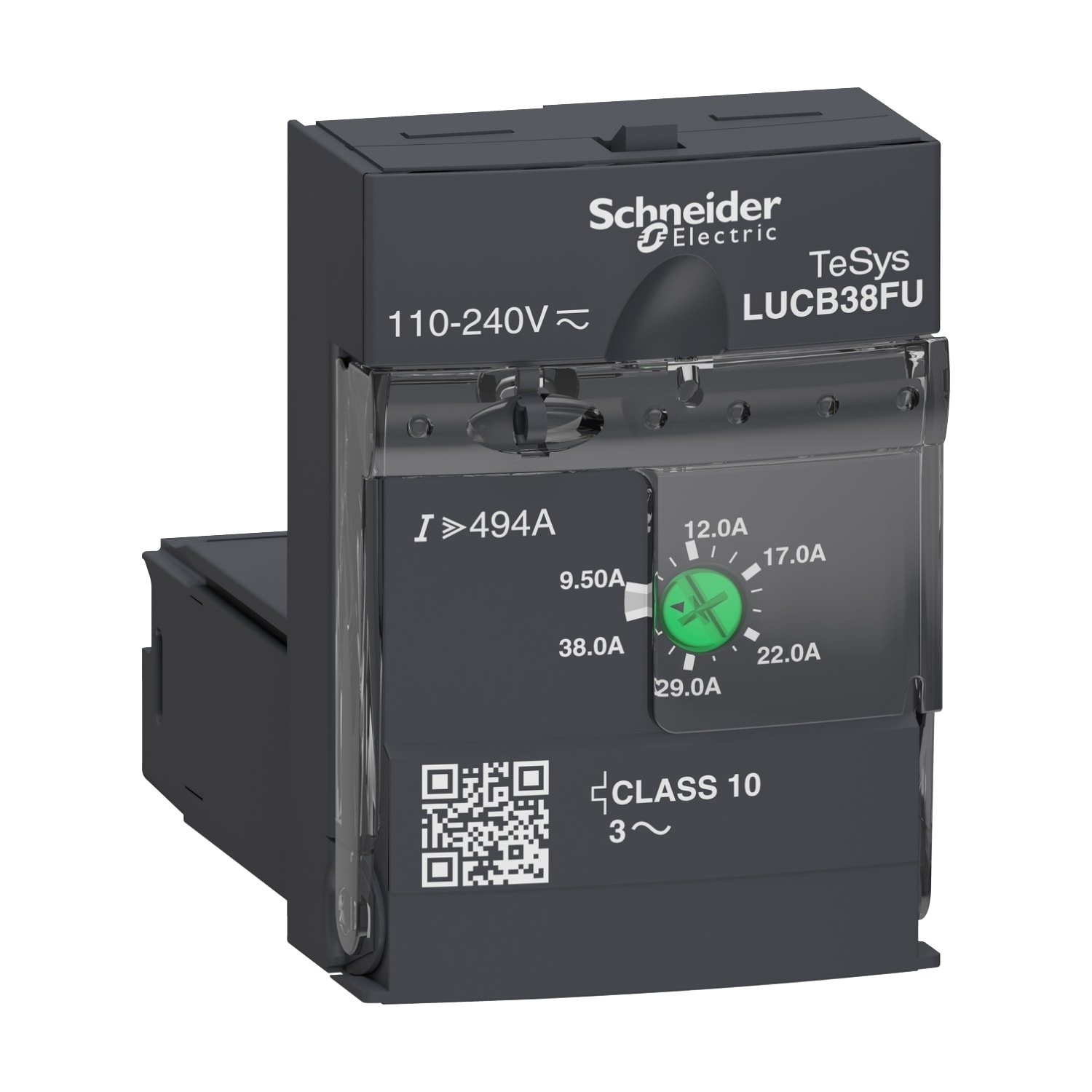 Schneider Electric - Vern U avansert kontrollenhet 9,5,-38A 110-240V AC/CD