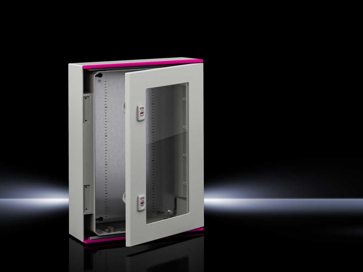Rittal - Plastskap AX med vindu, BHD:800x1000x300 mm,IP56,RAL7035