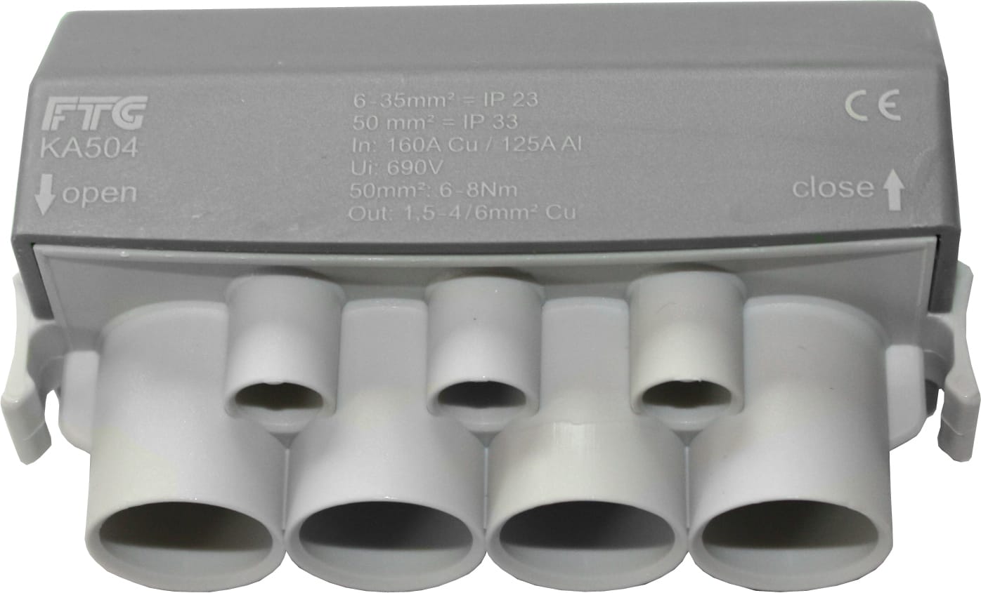 Stansefabrikken Products - Sr.boks Kombi 1-Pol+N 6A/30mA