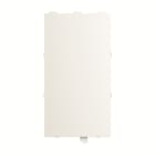 ABB Electrification - SLB/A.0.1-884, Tenton deksel merkefelt, 5/10V, hvit matt