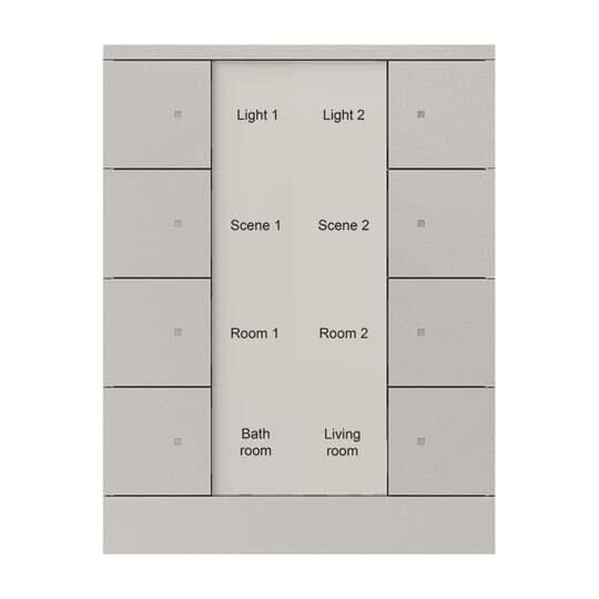 ABB Electrification - SB/U8.0.1-83, Tenton 4/8V tempf, alu, KNX