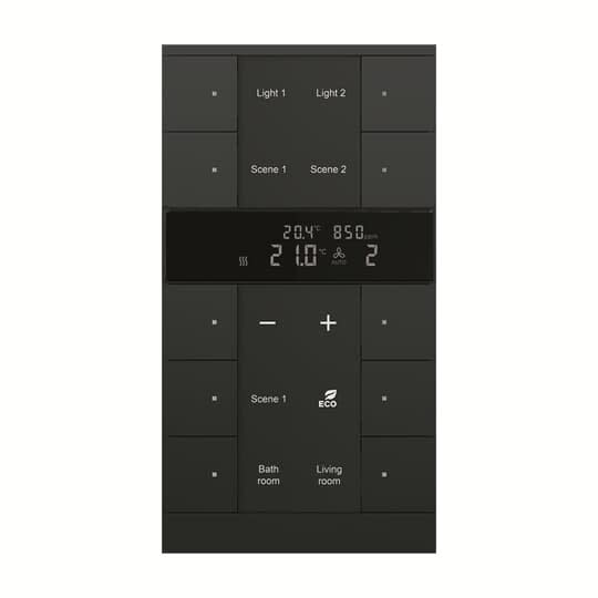 ABB Electrification - TENTON 5/10V BRYTER SORT MATT M/TERM CO2