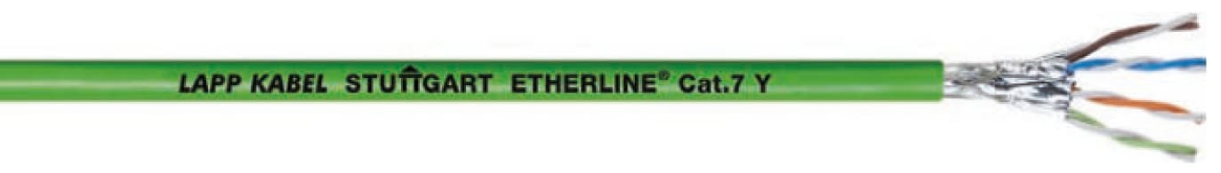 Lapp Norway - ETHERLINE PN CAT.7 Y FLEX A 4x2x23/7 AWG, grønn RAL 6018